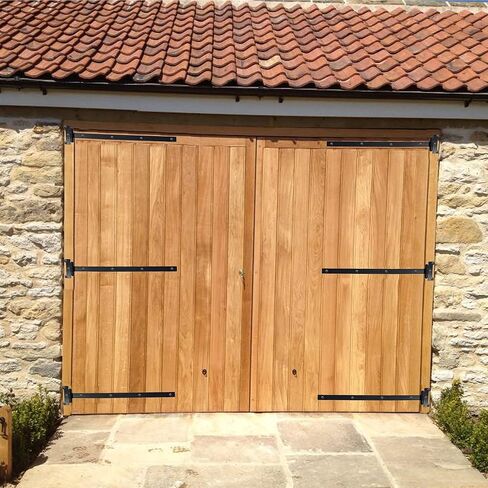 مفصلات أبواب سوداء لتحسين المنزل - حزمة من مفصلات أبواب مقاس 18 بوصة باللون الأسود غير اللامع - مفصلات أبواب الحظيرة بسمك 4 مم تشتمل على 12 براغي تثبيت مطلية باللون الأسود - مفصلة بوابة حديدية شديدة التحمل in Kuwait