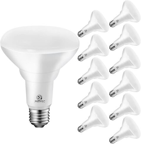 Energetic 6 Pack 75W BR30 LED Recessed Light Bulb, Dimmable, 900 Lumens, 2700K Soft White, E26 Base, Indoor Flood Light for 5/6 Inch Cans, UL Listed in Saudi Arabia