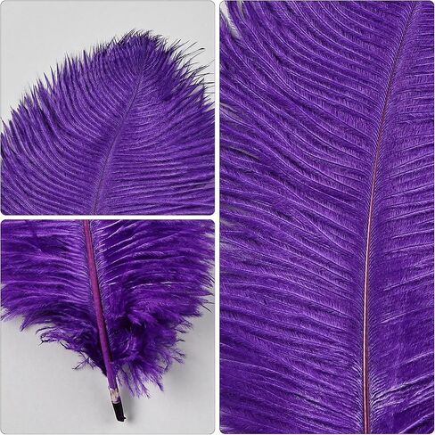 THARAHT White Ostrich Feathers 24pcs Natural Bulk 8-10Inch 20cm-25cm for Crafts Wedding Party Centerpieces Christmas Tree Decoration Feathers in Saudi Arabia