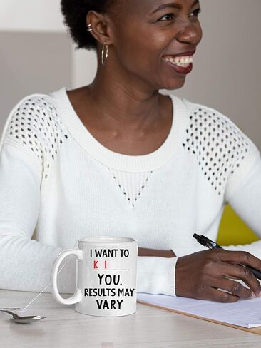 I Want to K You 11oz Funny Coffee Mug With Sayings Inspirational Sarcasm Desk Office Decor For Women Men Boss Coworker Best Friend By CBT Mugs in Saudi Arabia