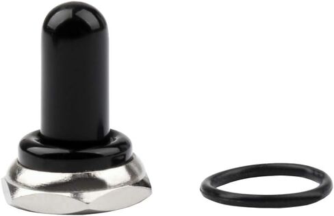 3 X Heavy Duty 20A 125V 15A 250V DPST 4 Terminal Pin ON/OFF Rocker Toggle Switch Flick Metal Waterproof Cap Knob in Kuwait