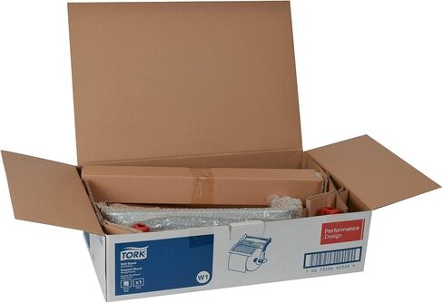 Tork Wall Mounted Giant Roll Wiper Dispenser Red W1, High Capacity, Performance Range, 6521281 in Saudi Arabia