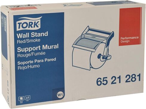Tork Wall Mounted Giant Roll Wiper Dispenser Red W1, High Capacity, Performance Range, 6521281 in Saudi Arabia