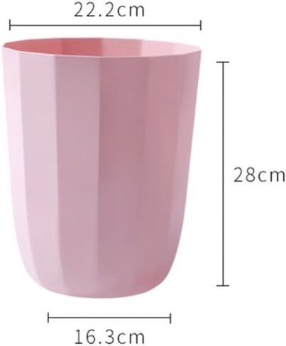 Angoily 1pc Garbage Can Household Trash Can Open Trash Can Creative Trash Basket in Saudi Arabia