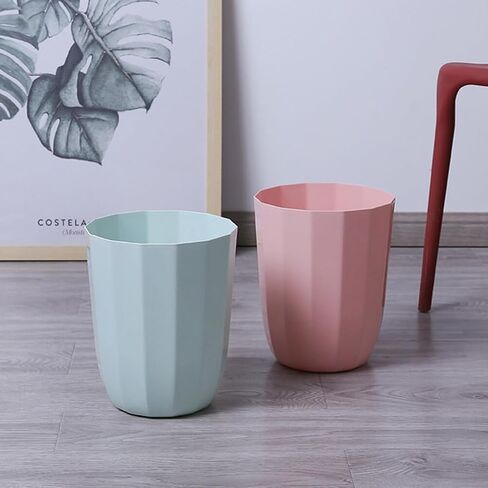 Angoily 1pc Garbage Can Household Trash Can Open Trash Can Creative Trash Basket in Saudi Arabia