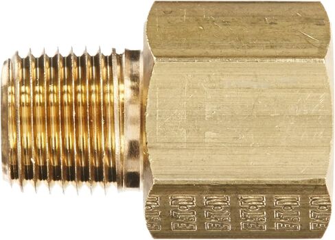 Weatherhead Eaton Weatherhead 3200X2 تركيب نحاسي CA360، محول، 1/8 بوصة NPT أنثى × 1/8 بوصة NPT ذكر (عبوة من 10) in Saudi Arabia