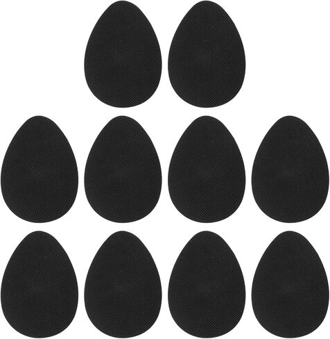 5 Pairs Non-Skid Shoe Pads 3.5"x2.6" No Slip Shoe Grip Stick Sole Protector Silicone Cushion Self-Adhesive for Men and Women, Clear in Saudi Arabia