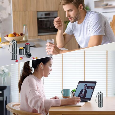 مشبك صندوق حبوب منع الحمل على شكل سلسلة مفاتيح محمولة مقاومة للماء، صندوق حبوب منع الحمل في حالات الطوارئ بجيب معدني، صندوق حبوب إعادة التعبئة، صندوق حبوب منع الحمل على شكل سلسلة مفاتيح، محمول، صغير الحجم، صندوق حبوب آمن، منظم حبوب الدواء اليومي in Kuwait