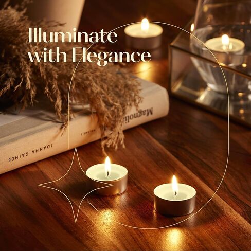 Purple Scented Tealight Candles - Pack of 12 Scented Tea Light Candles with Long Lasting Aromas - Wild Orchid Fragranced Purple Tealight Candles - 4 Hour Burn Time in Saudi Arabia