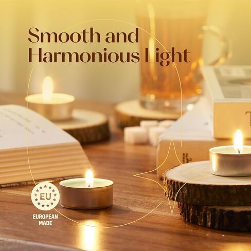 Purple Scented Tealight Candles - Pack of 12 Scented Tea Light Candles with Long Lasting Aromas - Wild Orchid Fragranced Purple Tealight Candles - 4 Hour Burn Time in Saudi Arabia
