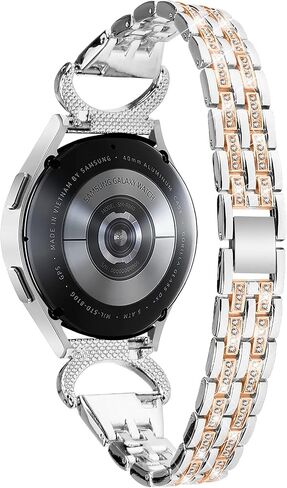 أحزمة الساعة المتوافقة مع Garmin Vivoactive 5/Venu Sq 2/Venu Sq 2 Music/Venu 2 Plus/Venu، Vivoactive 5 للنساء، سوار معصم من الكريستال والألماس in Kuwait