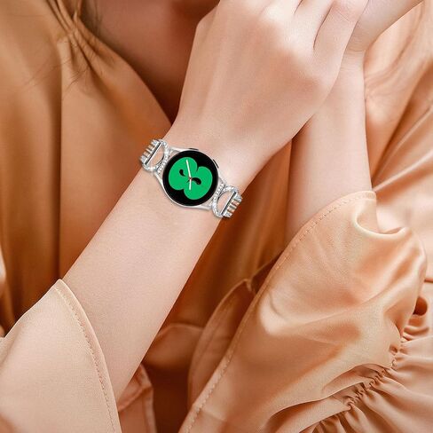 أحزمة الساعة المتوافقة مع Garmin Vivoactive 5/Venu Sq 2/Venu Sq 2 Music/Venu 2 Plus/Venu، Vivoactive 5 للنساء، سوار معصم من الكريستال والألماس in Kuwait