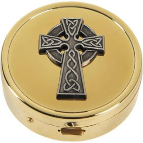 Religious, Church & Catholic Gifts, 3pc Celtic Cross PYX - 3/pk