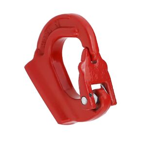 QWORK 2T Heavy Duty Alloy Steel Lifting Hook, 2 Pack Weld-on Anchor Hook, Welding Hooks with Coating Welded on Equipment Providing a Lifting for Wrecker Crane Tractor, 4400lbs