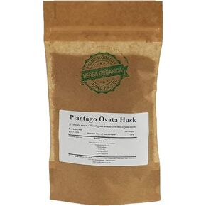 Herba Organica Plantago Ovata Husk - Plantaginis Ovatae Seminis Tegum Blond Plantain, Blond Psyllium, Ispaghul (100g)