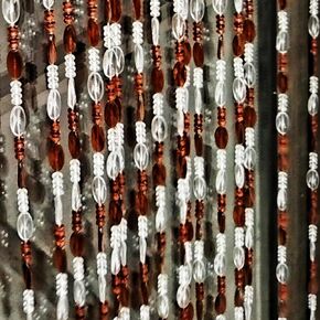 Beaded Curtain Doorways Acrylic Hanging Door Beads String Curtains Tassel Room Divider Screen Decor for Doorway Window Living Room Wedding (1, Clear, 39 inch x 78.7 inch), ES041