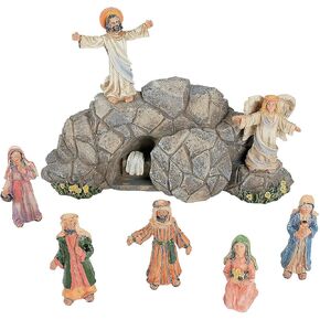 Fun Express Jesus Resurrection Set for Easter (8 hand painted pieces) Home Decor and Christian Figurines
