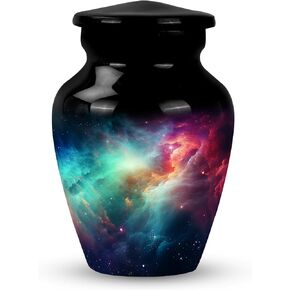 Galaxy Urn Cremation Urn for Adults - an Urn for Ashes - Human Ashes Keepsake - Funeral Urn Ashes - Burial Urns for Cremated Remains (size-3nch,1pcs)