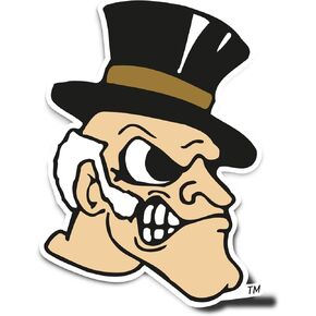 Desert Cactus Wake Forest University Sticker Demon Deacons Go Deacs Vinyl Decal Laptop Water Bottle Car Scrapbook (IND 87)