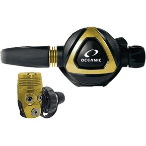 Oceanic Delta 50 Year Anniversary Limited Edition Din Regulator Blue (Blue, Yoke) (Blue, Yoke) (Gold, Yoke) (Gold, Din)