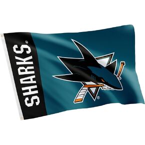 Desert Cactus San Jose Sharks Flag NHL 100% Polyester Indoor Outdoor 3x5 feet National Hockey League Team Flags (Name Flag)