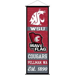 Washington State Cougars Banner and Scroll Sign