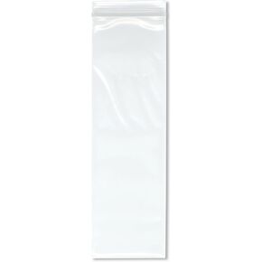Plymor 3" x 10" (Pack of 100), 4 Mil Heavy Duty Zipper Reclosable Plastic Bags