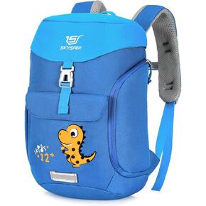 SKYSPER Kids Backpack 12L Small Kids Travel Backpack Children Kindergarten Daypack for Girls Boys Kid School Back Pack for Daytrip Outdoor Camping (Green)