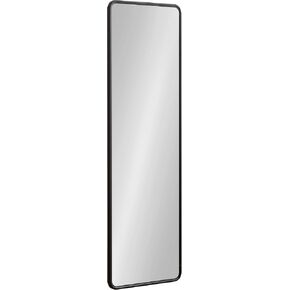 Kate and Laurel Caskill Glam Rounded Rectangle Hanging Wall Mirror for Modern Home Decor Design, 24x36, Gold