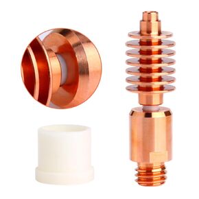 Upgrade Ceramic Core High Flow Bimetal Heatbreak Bimetallic Tube High Temperature Compatible with Phaetus Dragon Hotend V2 3D Printer to Print Glass Fiber Carbon Fiber Metal Luminous Filament
