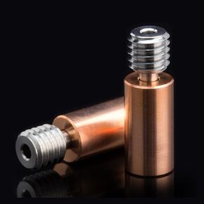 Sidewinder X1 Heatbreak Titanium Alloy Kraken Heat Break V6 All Metal Smooth Version for Sidewinder X1 X2 Heatbreak Chimera +,Cyclops+,Cyclops Plus Muti Color Hotend.(2PCS)