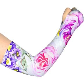 Gardening Sleeves Women Sun Protection Garden Sleeves, Thorn Proof Cooling Protective Arm Sleeves with Tumb Hole