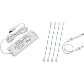 Armacost Lighting 860600 for LED Lighting, with Removable AC Cord, 60 Watt, White