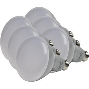 Satco S9621 9.5 Watt; BR30 LED; 105 deg. Beam Angle; 3000K; Medium Base; 120 Volt; Dimmable 6 Bulbs