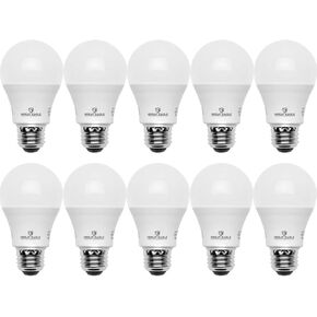 Great Eagle Lighting Corporation A19 75W Equivalent LED Light Bulb, UL Listed, 2700K Warm White, Non-dimmable, Standard Replacement (4-Pack)
