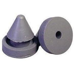 Hinge Outlet Door Silencer, Heavy Duty Rubber 1/2 Inch Diameter, for Metal and Wood Doors, 15 Pack
