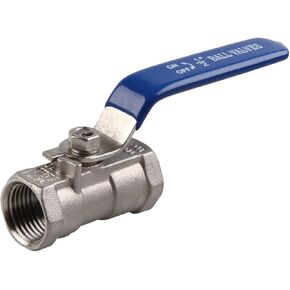 3/4 Inch Full Port Ball Valve, 304 Stainless Steel Shut Off Valve for Water Oil and Gas, 1000 PSI (WOG) - 3/4" NPT, 1 Piece