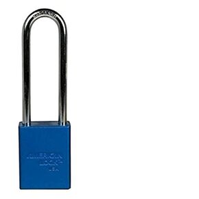 American Lock A1107BLU Padlock, Aluminum, Blue