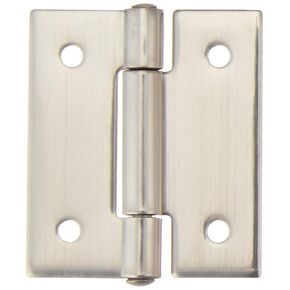 Sugatsune LSB-40 Stainless Steel 304 Butt Hinge, Screw-On Type with Holes, Mirror Finish, 1.5mm Leaf Thickness, 35mm Open Width, 3mm Pin Diameter, 40mm Height