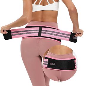 Sacroiliac SI Joint Hip Belt for Women Men-Alleviate Sciatica|Pelvic|Back|Lower Back Support, Pelvic Support Belt, Adjustable Lumbar Pain Relief, Trochanter Belt Blue, M(Hip Size 32"-47")