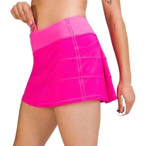 تنورة Lululemon Athletica Pace Rival MR (وردي فاتح، طويل، مقاس 4) in Kuwait