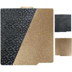 لوحة بناء كربون CHPOWER X1، لوحة Bambu PEI مقاس 257 × 257 مم طباعة ثلاثية الأبعاد على الوجهين، PEO أملس + لوحة فولاذية زنبركية PEI لطابعة Bambu Lab X1 P1P ثلاثية الأبعاد in Kuwait