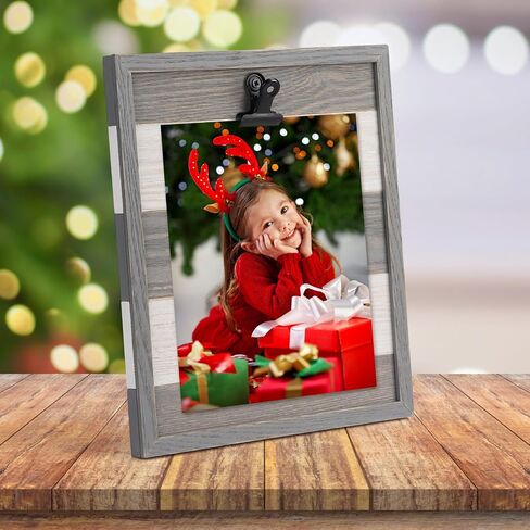 PETAFLOP Real Wood 5x7 Picture Frame Distressed White, Handmade Rustic 5 by 7 Photo Frame, Farmhouse 7x5 Frame for Home Office Decor, Wall Hanging or Tabletop Display in Saudi Arabia