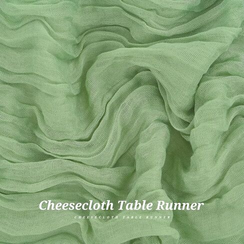 24 Pack Cheesecloth Table Runner 20 x 120 inch Gauze Table Runner Bulk Cheesecloth Fabric Table Runners 10FT Long Rustic Sheer Cheese Cloth Table Runner for Wedding,Baby Shower,Party Decor(Dusty Rose) in Saudi Arabia
