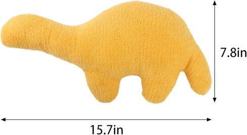AOLIGE Dino Nugget Pillow Dinosaur Nugget Pillow Soft Dinosaur Chicken Nuggets Plush (15.7 inch T-Rex) in Kuwait
