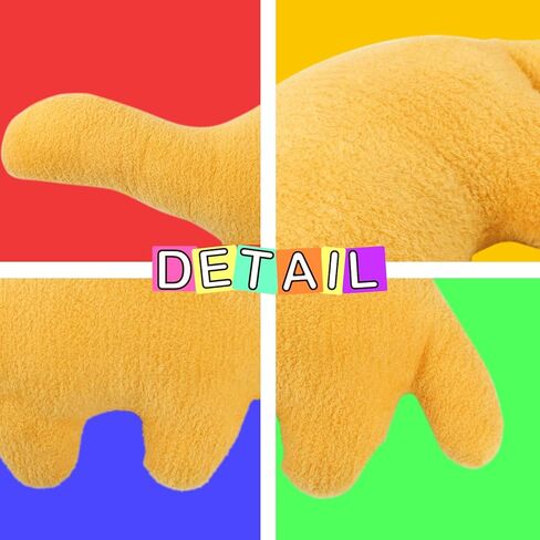 AOLIGE Dino Nugget Pillow Dinosaur Nugget Pillow Soft Dinosaur Chicken Nuggets Plush (15.7 inch T-Rex) in Kuwait