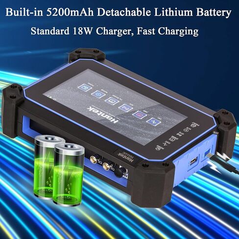 Hantek TO1254D Tablet Oscilloscope 4+1CH 250MHz Bandwidth 3 in 1 Function 25MHz Waveform Generator with Multimeter 7"Touchable LCD (4+1CH/250MHz/TO1254 in Saudi Arabia