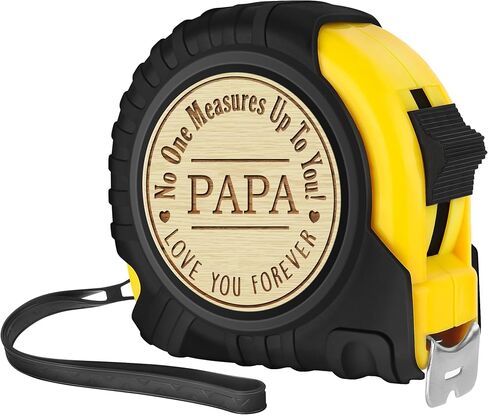 Papa Gifts for Grandpa, Papa Fathers Day Gift Ideas, Best Papa Gifts from Grandchild, Christmas Birthday gifts for papa, Tool Gifts Carpenter Gifts for Grandpa, Engraved Tape Measure 25 FT in Saudi Arabia
