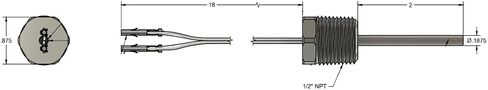 Frymaster 8064206 (806-4206) Replacement Probe 12 Month Warranty in Saudi Arabia