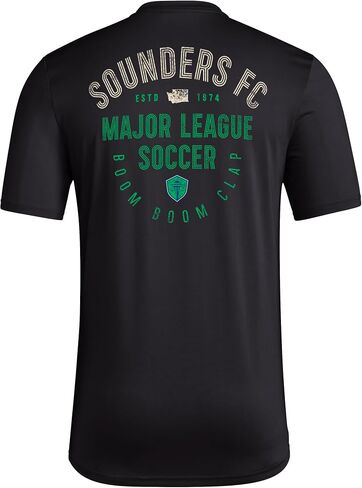 adidas Men's Seattle Sounders Fc Short Sleeve Pre-Game T-Shirt in Saudi Arabia